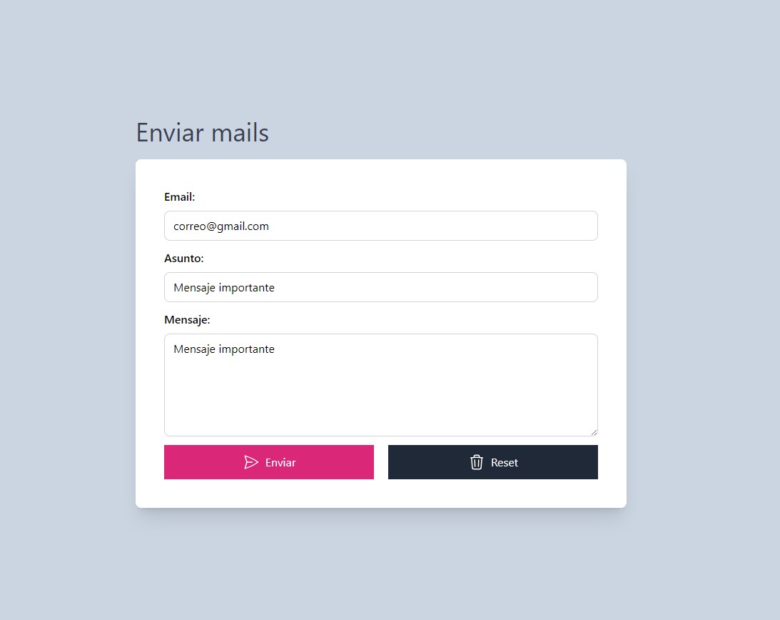 Enviar email